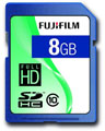 Fujifilm 8GB Full HD Class 10 SDHC Card