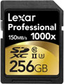 Lexar 256GB 1000x Professional UHS-II SDXC Card
