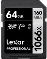 Lexar 64GB 1066x Professional 160 MBs SDXC Card