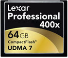 Lexar 64GB 400x Professional Compact Flash